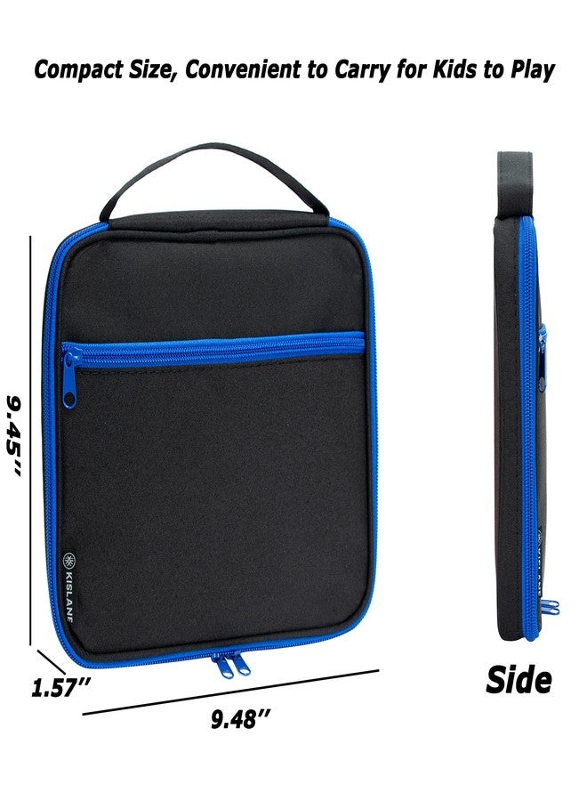 كيسلان حقيبة تخزين من كيسلين متوافقة مع 24 مجسمًا من مجسمات باكوجان، وباكوكورز، حقيبة متوافقة مع 24 مجسمًا من مجسمات باكوجان مع جيب بسحاب للملحقات، الحقيبة فقط (أسود) - Image 4